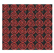 Fractional scan pattern